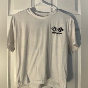 Corvette White Graphic T-Shirt